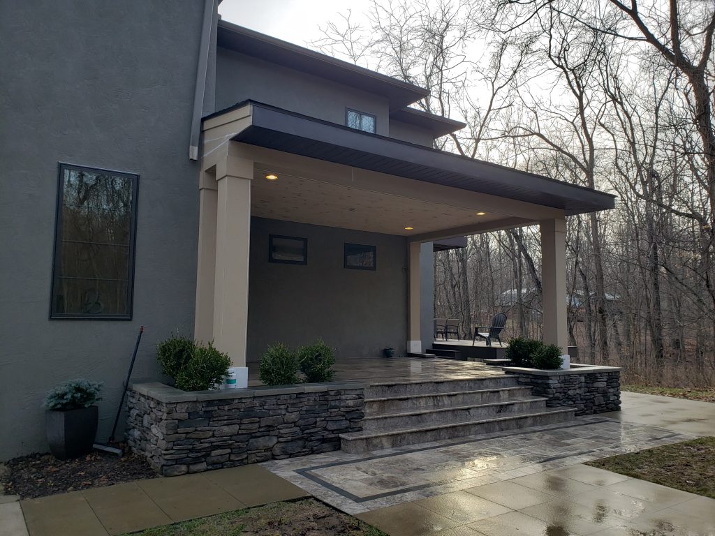 ALC Outdoor Creations crew building